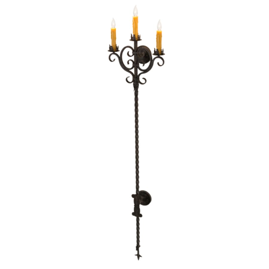 Meyda Tiffany 3 Light 74" Tall Wall Sconce