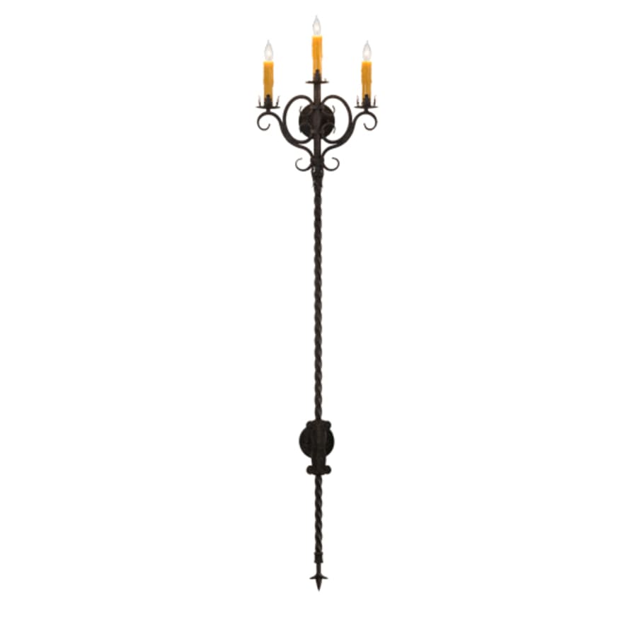 Meyda Tiffany 3 Light 74" Tall Wall Sconce