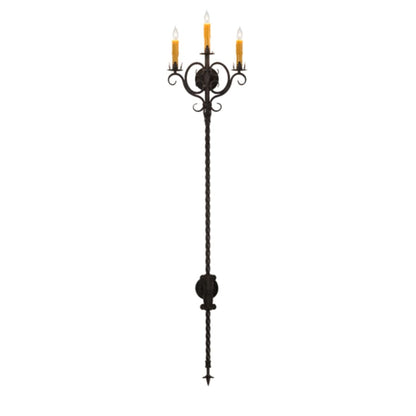 Meyda Tiffany 3 Light 74" Tall Wall Sconce