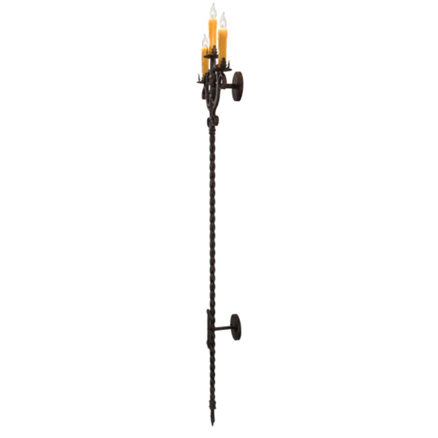Meyda Tiffany 3 Light 74" Tall Wall Sconce