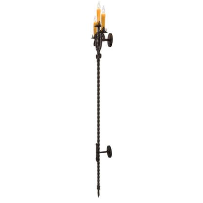 Meyda Tiffany 3 Light 74" Tall Wall Sconce