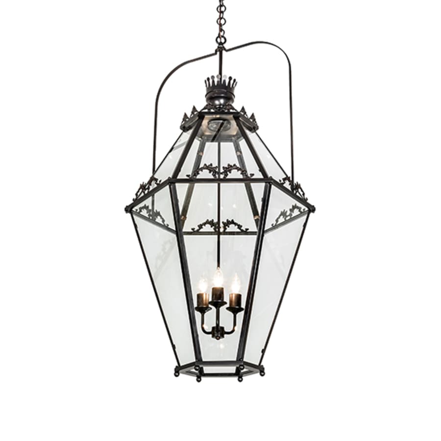 Meyda Tiffany 3 Light 26" Wide Taper Candle Pendant