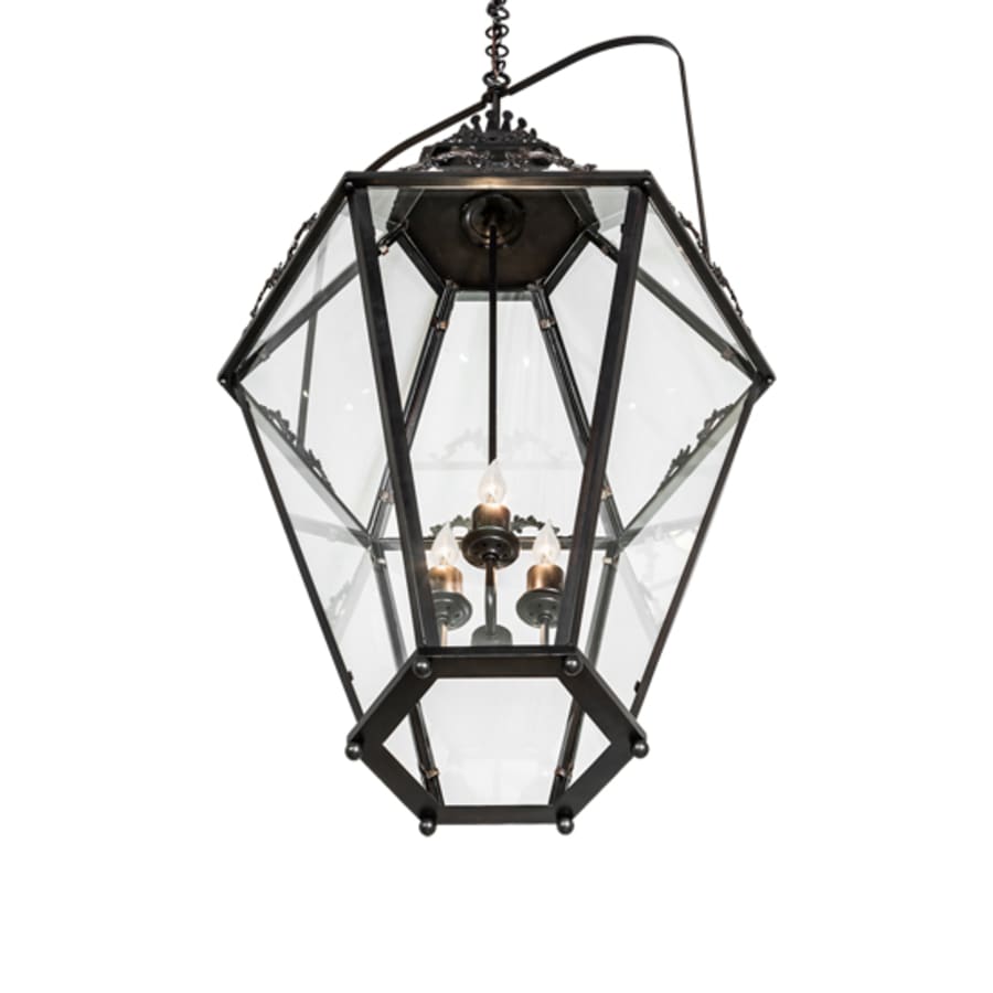 Meyda Tiffany 3 Light 26" Wide Taper Candle Pendant