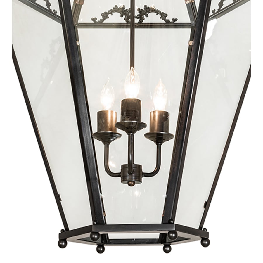 Meyda Tiffany 3 Light 26" Wide Taper Candle Pendant