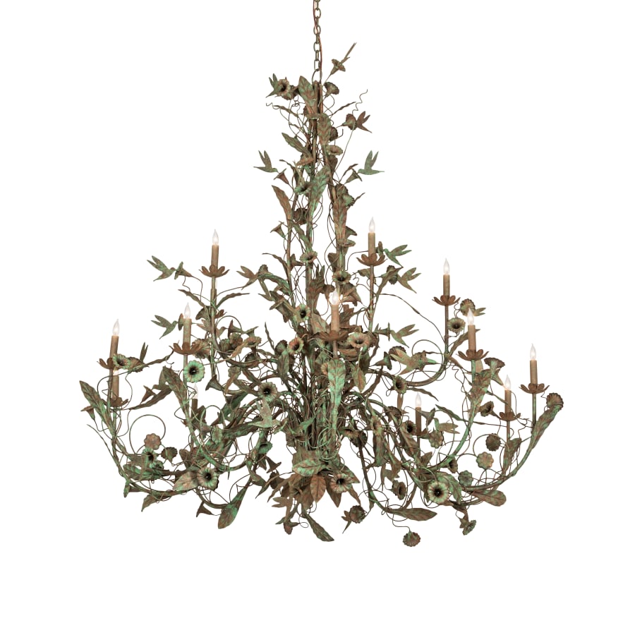 Meyda Tiffany Printemps 15 Light 60" Wide Taper Candle Style Chandelier