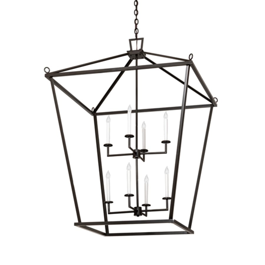 Meyda Tiffany 8 Light 51" Wide Taper Candle Pendant