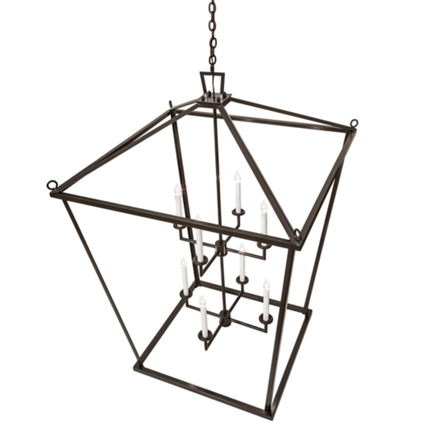 Meyda Tiffany 8 Light 51" Wide Taper Candle Pendant