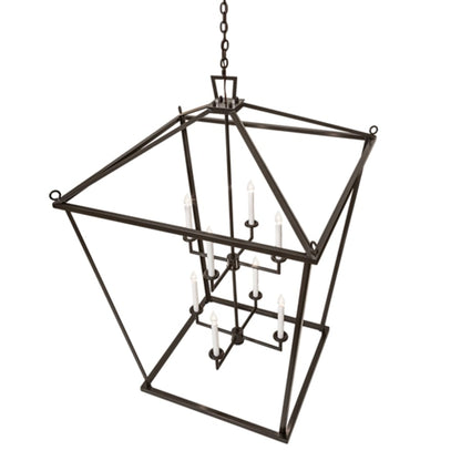 Meyda Tiffany 8 Light 51" Wide Taper Candle Pendant