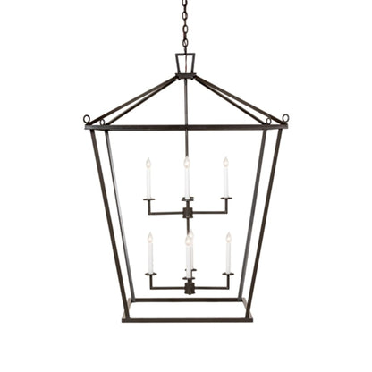 Meyda Tiffany 8 Light 51" Wide Taper Candle Pendant