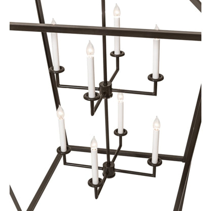 Meyda Tiffany 8 Light 51" Wide Taper Candle Pendant