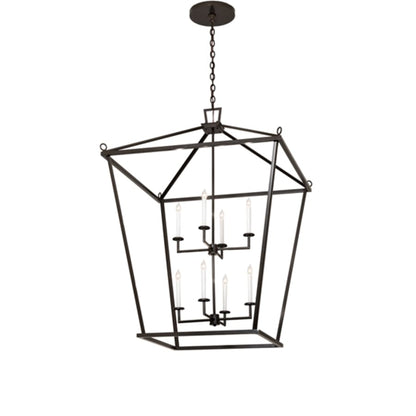 Meyda Tiffany 8 Light 51" Wide Taper Candle Pendant