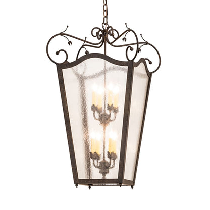 Meyda Tiffany 8 Light 29" Wide Taper Candle Pendant