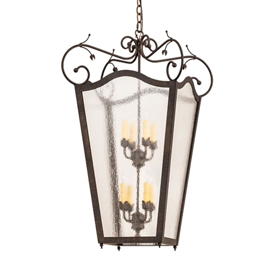 Meyda Tiffany 8 Light 29" Wide Taper Candle Pendant