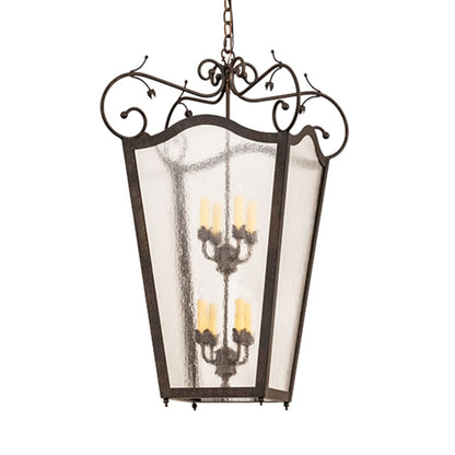 Meyda Tiffany 8 Light 29" Wide Taper Candle Pendant