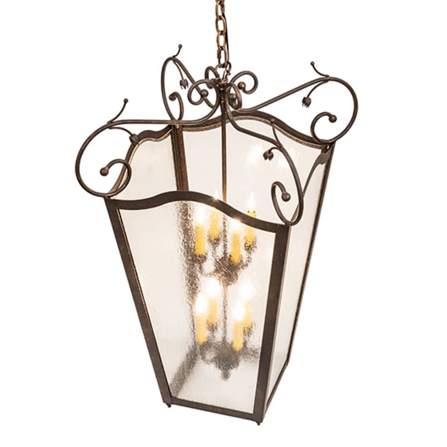 Meyda Tiffany 8 Light 29" Wide Taper Candle Pendant