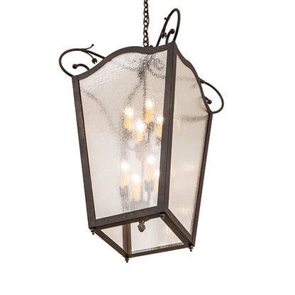 Meyda Tiffany 8 Light 29" Wide Taper Candle Pendant