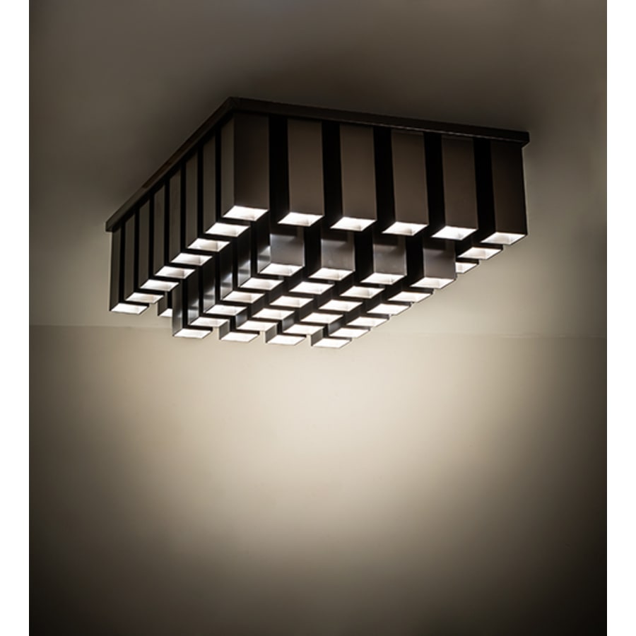 Meyda Tiffany Cityscape Vista 48 Light 35" Wide Flush Mount Ceiling Fixture