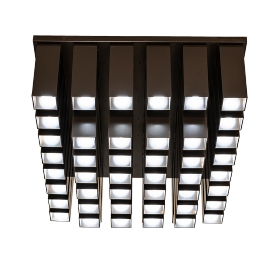 Meyda Tiffany Cityscape Vista 48 Light 35" Wide Flush Mount Ceiling Fixture