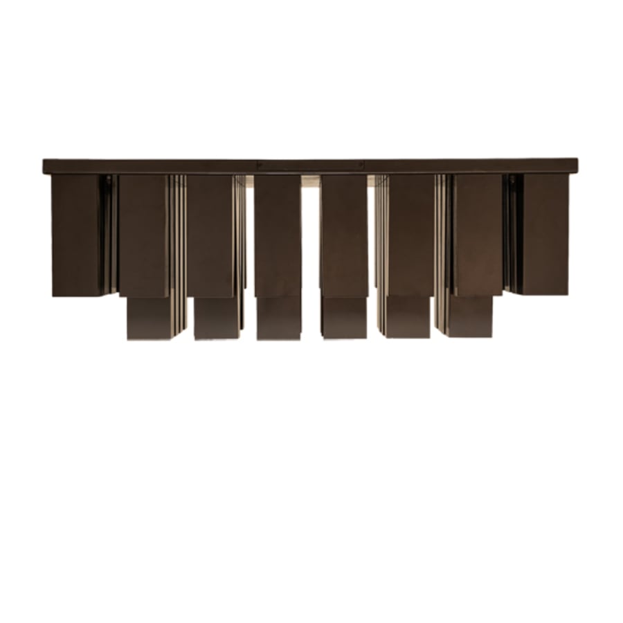 Meyda Tiffany Cityscape Vista 48 Light 35" Wide Flush Mount Ceiling Fixture