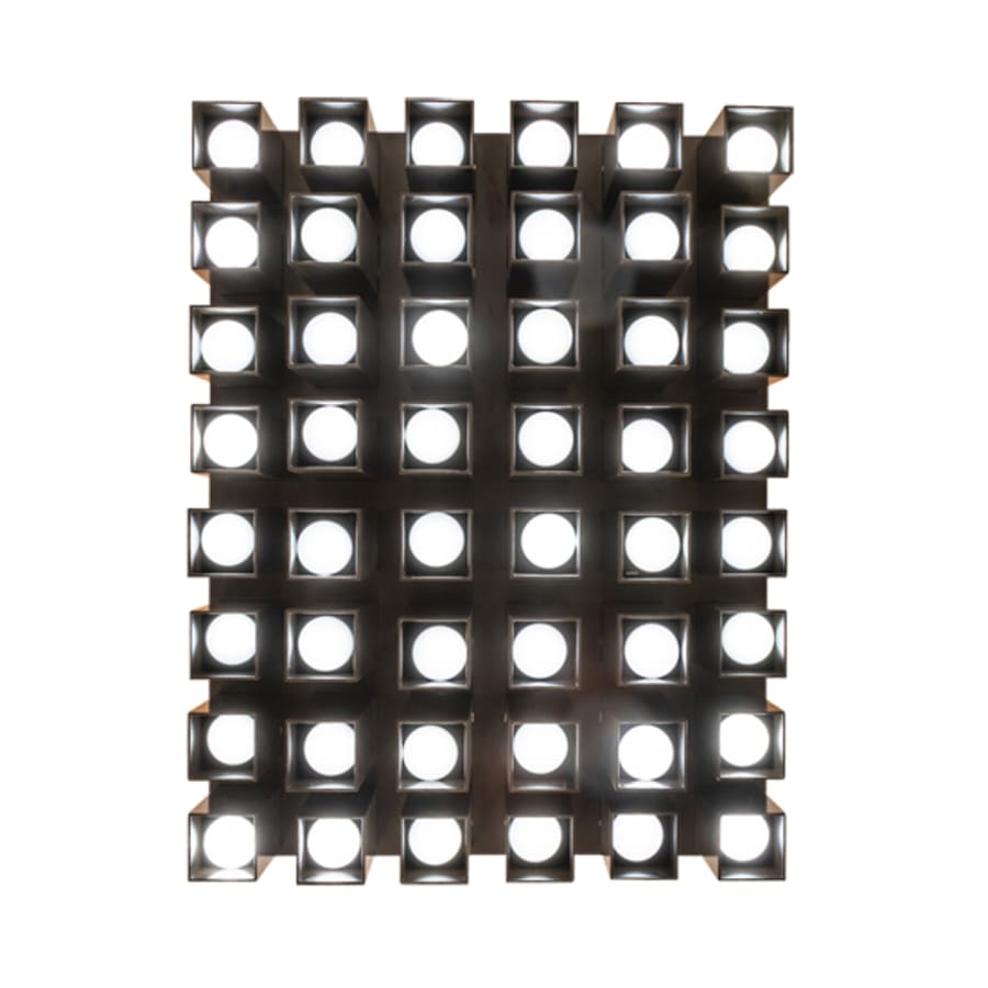 Meyda Tiffany Cityscape Vista 48 Light 35" Wide Flush Mount Ceiling Fixture