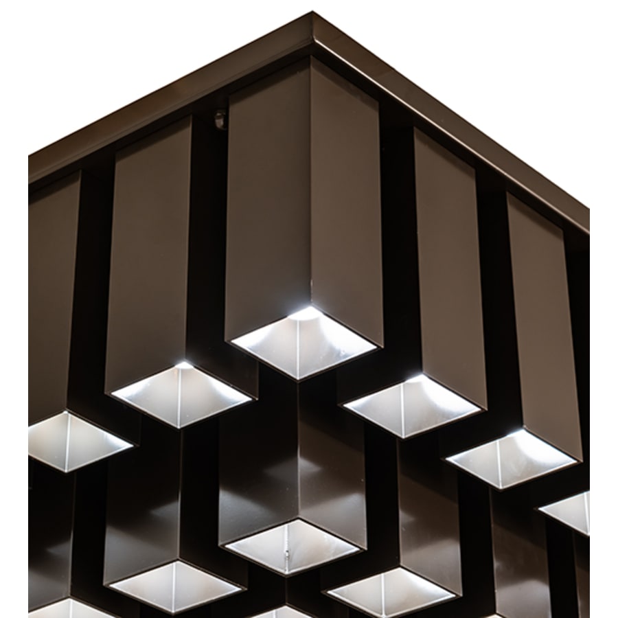 Meyda Tiffany Cityscape Vista 48 Light 35" Wide Flush Mount Ceiling Fixture