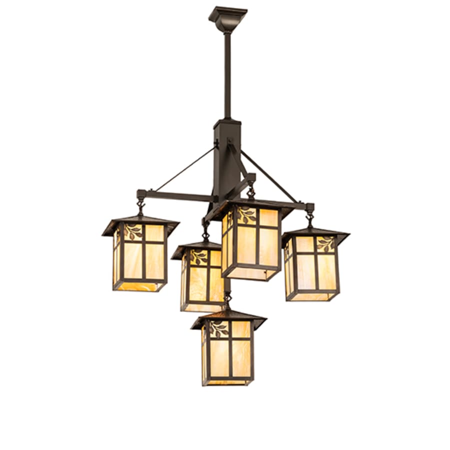 Meyda Tiffany Seneca Sprig 5 Light 32" Wide Chandelier