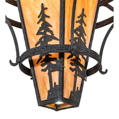Meyda Tiffany 3 Light 36" Wide Pendant