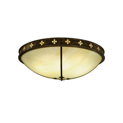 Meyda Tiffany Byzantine 6 Light 46" Wide Flush Mount Bowl Ceiling Fixture