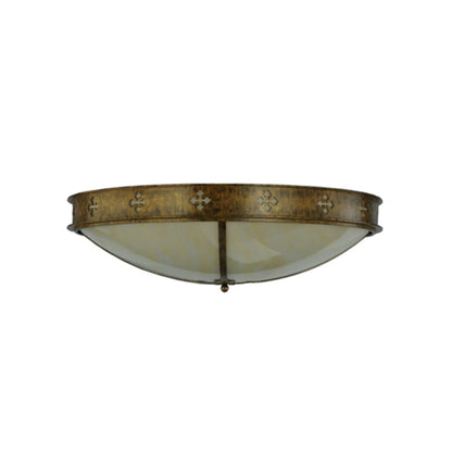 Meyda Tiffany Byzantine 4 Light 36" Wide Flush Mount Bowl Ceiling Fixture