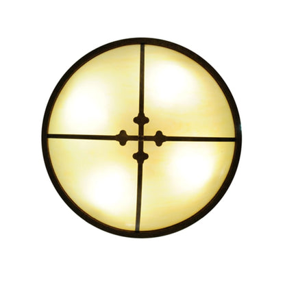Meyda Tiffany Byzantine 4 Light 36" Wide Flush Mount Bowl Ceiling Fixture