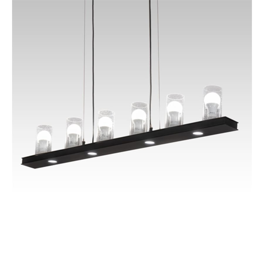 Meyda Tiffany 6 Light 44" Wide Linear Pendant