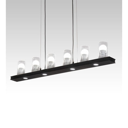 Meyda Tiffany 6 Light 44" Wide Linear Pendant