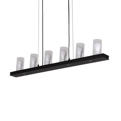 Meyda Tiffany 6 Light 44" Wide Linear Pendant
