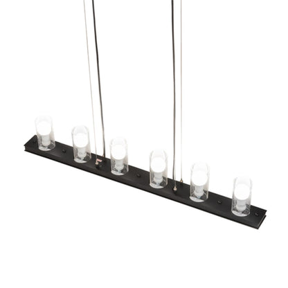 Meyda Tiffany 6 Light 44" Wide Linear Pendant
