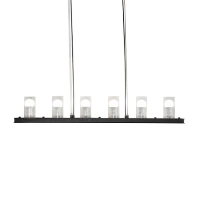 Meyda Tiffany 6 Light 44" Wide Linear Pendant