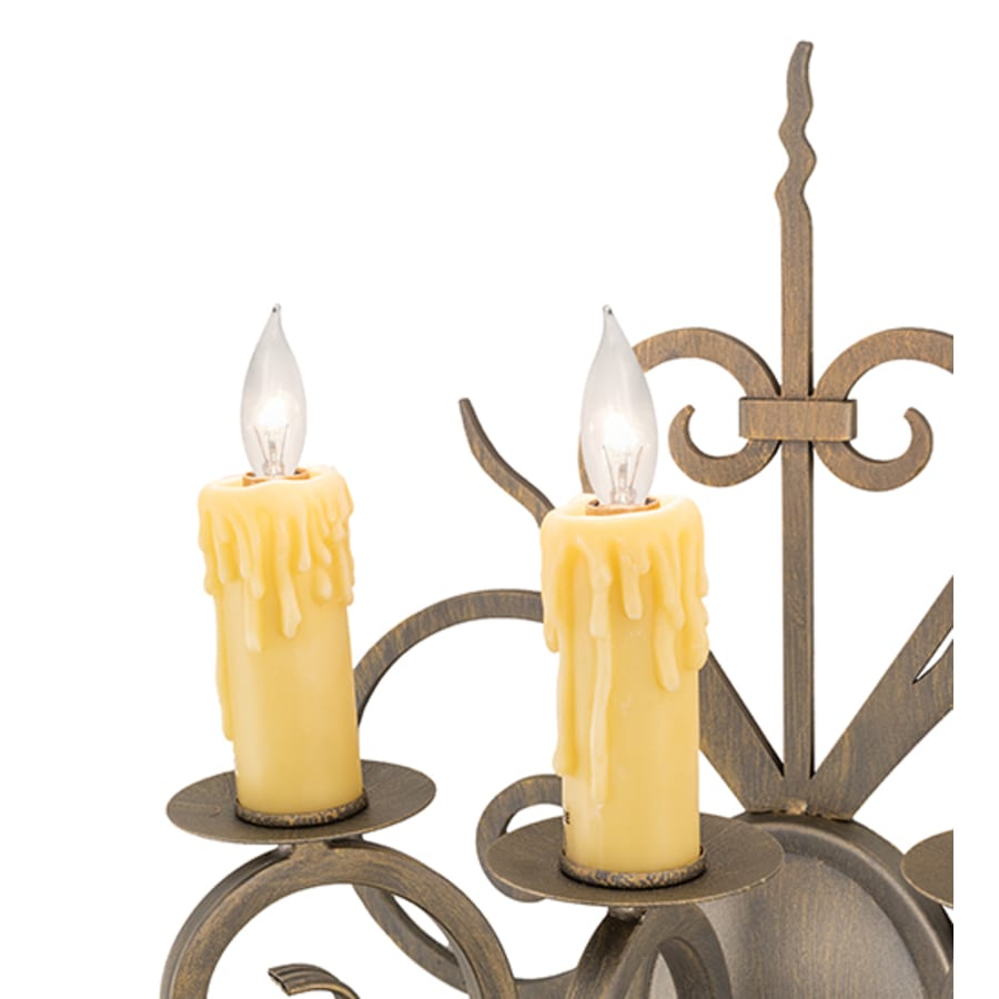 Meyda Tiffany 3 Light 36" Tall Wall Sconce