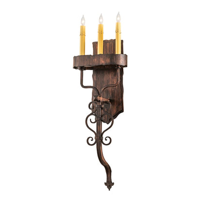 Meyda Tiffany 3 Light 29" Tall Wall Sconce