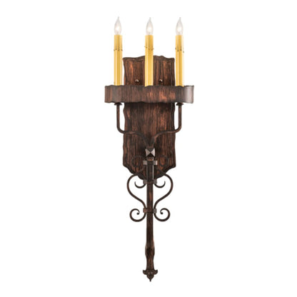 Meyda Tiffany 3 Light 29" Tall Wall Sconce