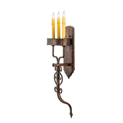 Meyda Tiffany 3 Light 29" Tall Wall Sconce