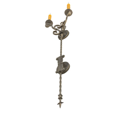 Meyda Tiffany 2 Light 48" Tall Wall Sconce