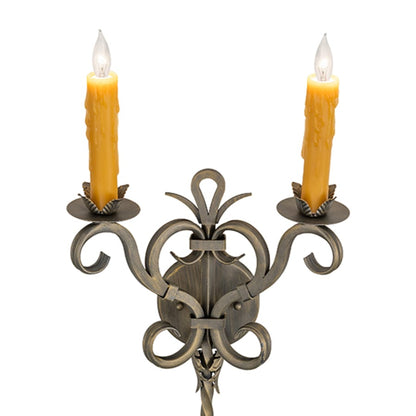 Meyda Tiffany 2 Light 48" Tall Wall Sconce