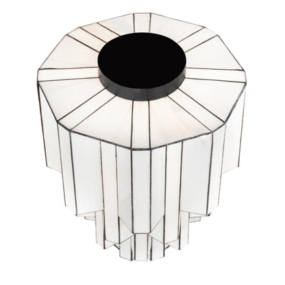 Meyda Tiffany Paramount 24" Wide Flush Mount Waterfall Ceiling Fixture - Antique Iron Gate Finish - Medium Bulb Base