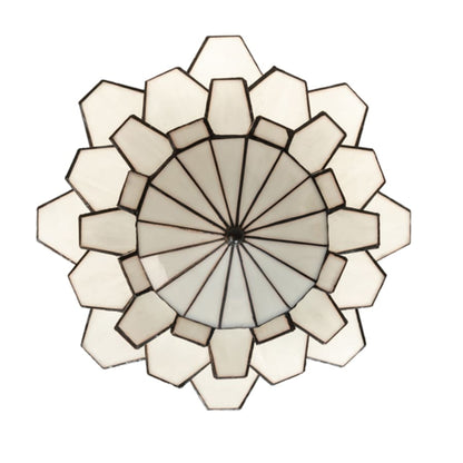 Meyda Tiffany Paramount 24" Wide Flush Mount Waterfall Ceiling Fixture - Antique Iron Gate Finish - Medium Bulb Base