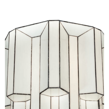 Meyda Tiffany Paramount 24" Wide Flush Mount Waterfall Ceiling Fixture - Antique Iron Gate Finish - Medium Bulb Base