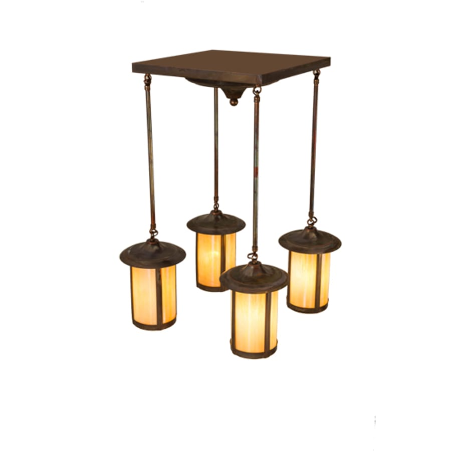 Meyda Tiffany 4 Light 28" Wide Multi Light Pendant