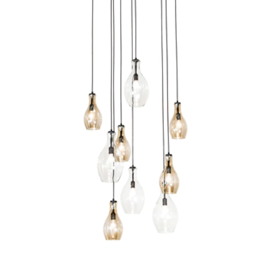 Meyda Tiffany 9 Light 45" Wide Multi Light Pendant