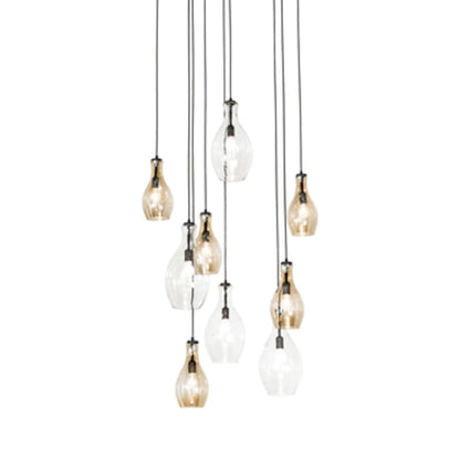 Meyda Tiffany 9 Light 45" Wide Multi Light Pendant
