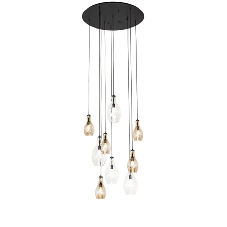 Meyda Tiffany 9 Light 45" Wide Multi Light Pendant