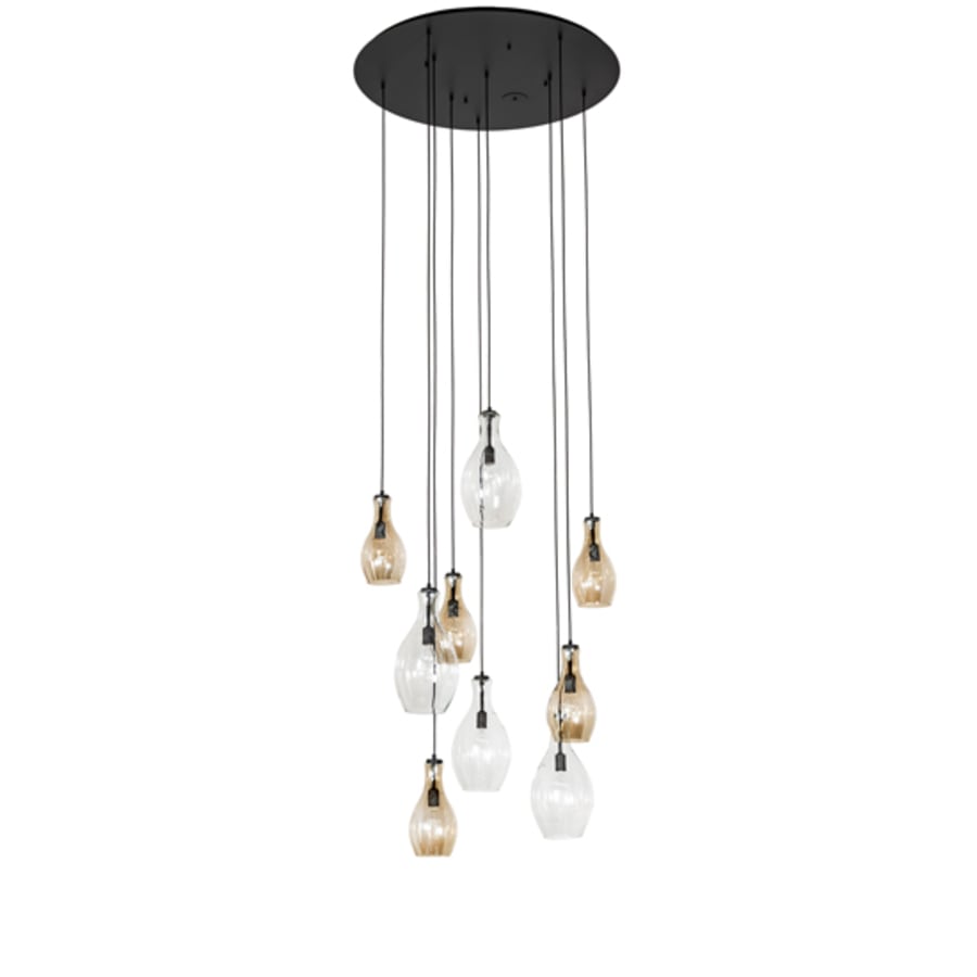 Meyda Tiffany 9 Light 45" Wide Multi Light Pendant