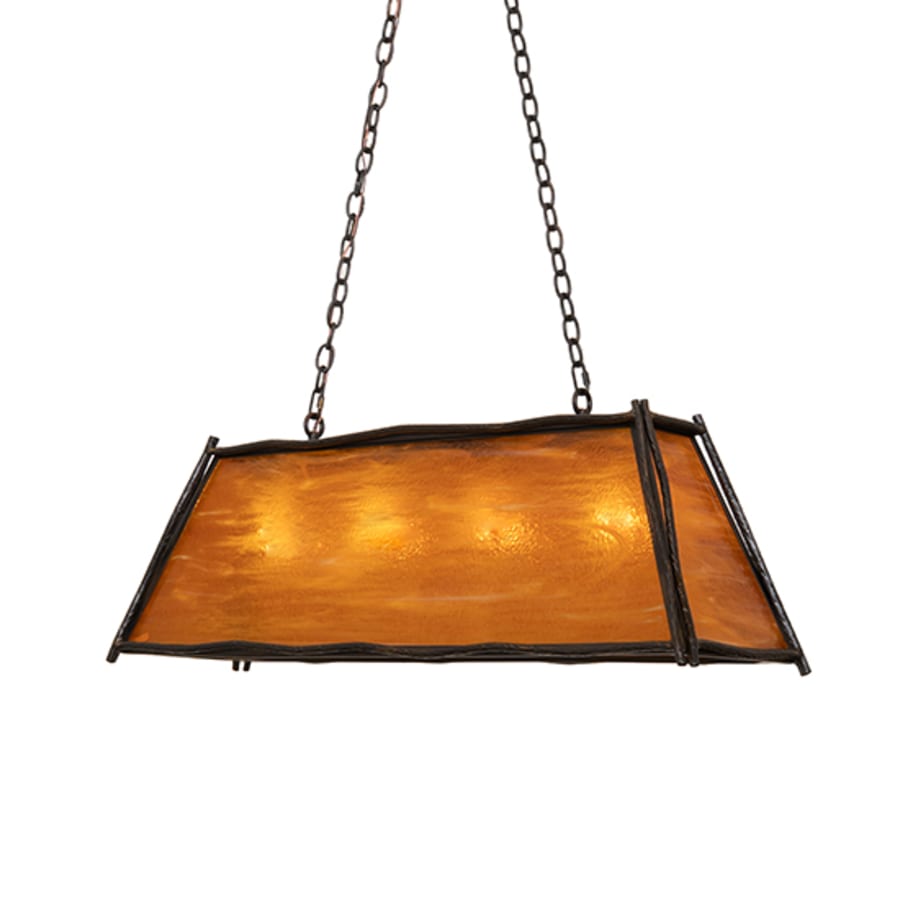 Meyda Tiffany 4 Light 42" Wide Linear Pendant